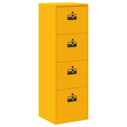 Kabinet za datoteke s ladicama Žuta 45,5 x 42 x 139 cm