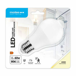 Modee LED žarnica s senzorjem E27 8,8W 4000K