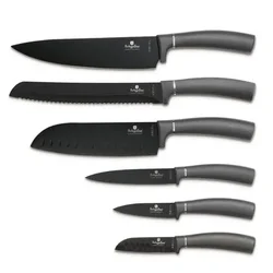 Berlingerhaus Komplet nožev BH-2894 6 pcs anthracite Collection