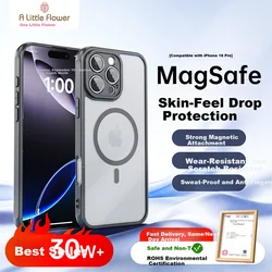 ALittleFlower Maska za mobilni telefon iPhone 16 Pro, Providno-crna