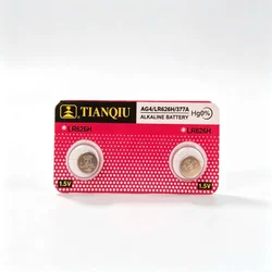 TIANQIU Alkalna Dugmasta Baterija AG4 LR626H 377A - 2 Kom