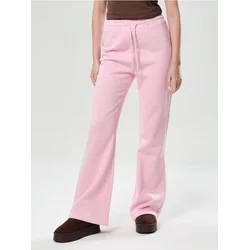 Sinsay - Flare pantalone - pastelno roze
