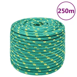 Brodski konop zeleni 12 mm 250 m od polipropilena