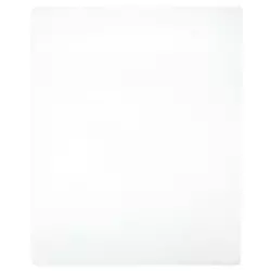 Plahta s gumicom od žerseja bijela 90x200 cm pamučna