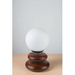 Opviq Stona lampa Mars, Braon-bela