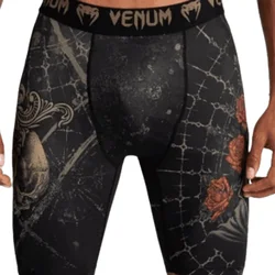 Venum – Vale Tudo Šorc – Santa Muerte 5.0 – Deep Black/Gold