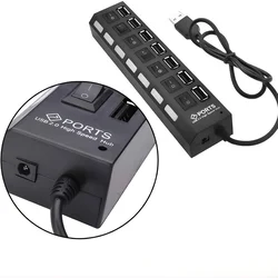 USB 2.0 Hub sa 7 Portova