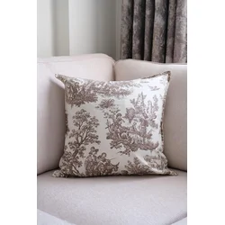 Aberto Design Dekorativna jastučnica BST059, 45 x 45 cm, Braon-bela