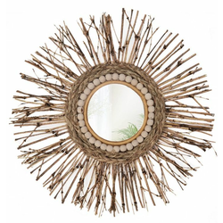 BOHO STENSKO OGLEDALO 45CM 322091