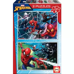 Puzzle za otroke Spiderman Educa 2x100 delčkov od 6 leta