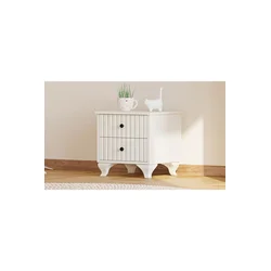 Hanah Home Noćni stočić Rb-185-08, 45x45x40 cm, Beli