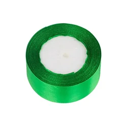 Satenast trak - 40 mm/ 22,5 m - temno zelen