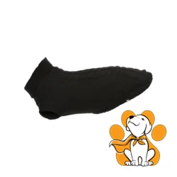 Trixie Kenton Black S 40cm, Praktičan Džemper Za Male Pse U Crnoj Boji