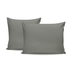 Tonne Verte - Set jastučnica 52 tamno sive boje (2 komada)
