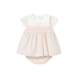 Mayoral Elegantna obleka 1883 Roza Regular Fit