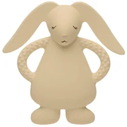 Moonie Natural Teether Rabbit grizalo Sand 1 kos