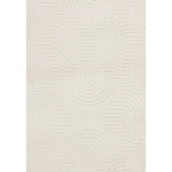 Kayoom RAVNO TKANA PREPROGA   160/230 cm  tkano krem barve