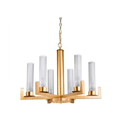 Kolarz 6009.80630 - Luster na lancu RAGGIO 6xE14/25W/230V 24K pozlata