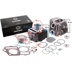 shumee Moretti cilinder in glava za moped 4T 110cc 152FMB