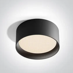 STROPNA SVJETILJKA LED/30W/CCT/3000lm/120°/230V UGR19 fi200×85mm IP44 CRNA