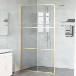 Zid za walk-in tuš Zlatno 115 x 195 cm Staklo otporno na udarce