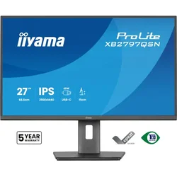 IIYAMA Monitor 27 Iiyama XB2797QSN-B1 IPS 2560x1440/75Hz/1ms/HDMI/DP/USB-C/pivot