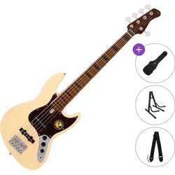 Sire Marcus Miller V5 Alder-5 Standard SET Vintage White 5 strunska bas kitara