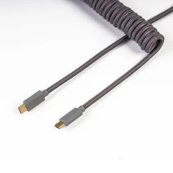 Keychron CAB-G USB kabel USB4 Gen 3x2 1,3 m USB C Siva