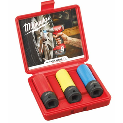 MILWAUKEE Set natičnih ključev 1/2” (17,19,21) 4932451568