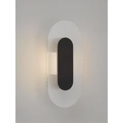 VETRIO ZIDNA LED SVJETILJKA CRNA/STAKLO 6W IP20 3000K