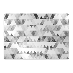 Decormat Podloga za pisarniški stol Gray triangles pattern 120x90 cm 2 cm