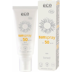 Eco Cosmetics Sprej za sunčanje ZF 50 tonirani Q10 - 100 ml