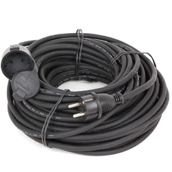 Produžni kabl crni 25m 1.5mm2