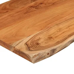 Stolna ploča 80x40x2,5 cm pravokutna bagremovo drvo živi rub