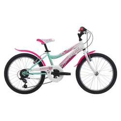 JUMPERTREK 20 ARIEL MTB GIRL 6B V-BRAKE AQUAMARINE/WHITE