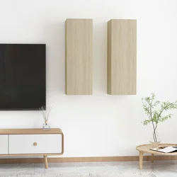 TV ormarići 2 kom boja hrasta 30,5x30x90 cm konstruirano drvo