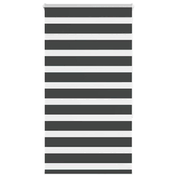 Zavjesa zebra crna 75x150 cm širina tkanine 70,9 cm poliester