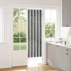 Zavjesa protiv insekata Chenille Siva i crna 56 x 185 cm