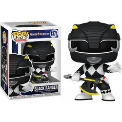 Funko Pop! #1371 Television: Power Rangers - Black Ranger Vinyl Figura