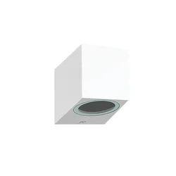 LYNCO Fasadna lampa kocka 1xGU10 bela