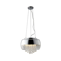 Kristalni luster na sajli LUNA 1xE14/40W/230V