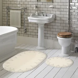 Lessentiel Maison Set prostirki za kupatilo Pineapple, 2 komada, 55x65 cm i 65x115 cm, Krem