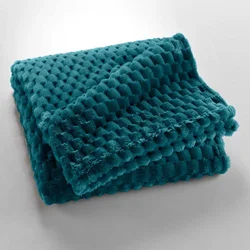 Modra odeja iz mikroflanele 125x150 cm Mini Frosty – douceur dintérieur