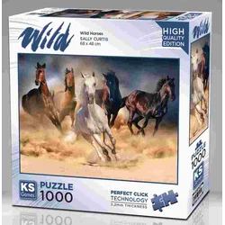 KS Games - Puzzle Divji konji - 1 000 kosov