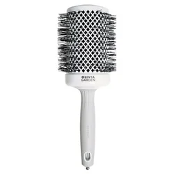 Olivia Garden Profesionalna četka za feniranje Expert Blowout Shine White&Grey, 65 mm