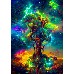 Enjoy - Puzzle Kozmično drevo življenja - 1 000 kosov