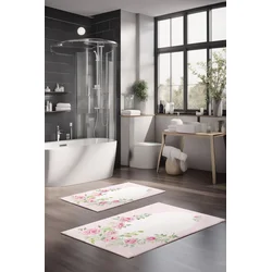 Lessentiel Maison Set prostirki za kupatilo CT-5219, 2 Komada, Svetloroze