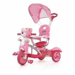 Capriolo tricikl sa drškom i suncobranom pink ( 290082 )