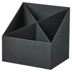 FJÄDERHARV Organizator za radni sto, boja antracita, 16x16 cm