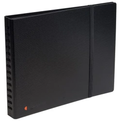 Album za vizitke 240 kartica s gumicom 25x20cm exactive exacompta 75134e